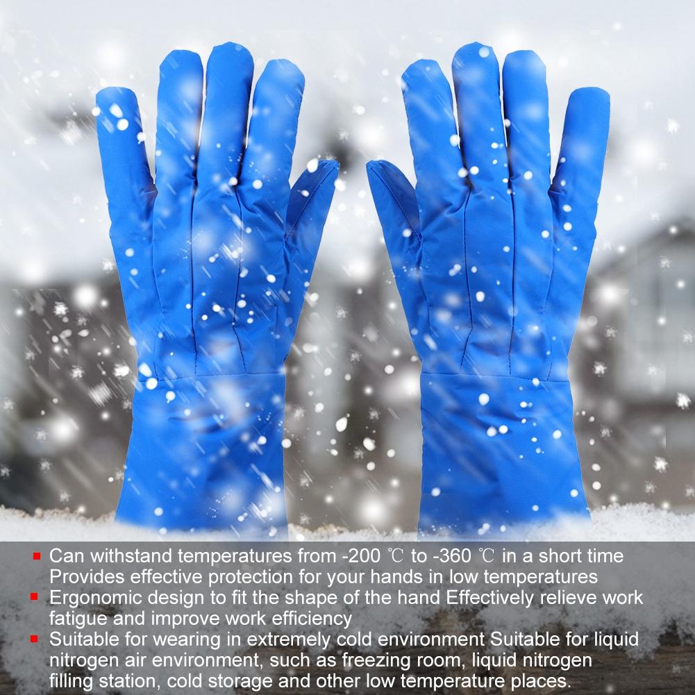 Cryogenic Warm Gloves -200 celsius  to -360 celsius  Low Temperature Resistant Cold Proof Liquid Nitrogen