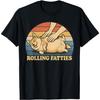 Corgi Rolling Fatties Pun Joke Dog Lover Men Women T-Shirt