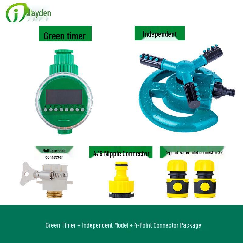 360° Rotating Automatic Lawn & Garden Sprinkler with Roof Cooling