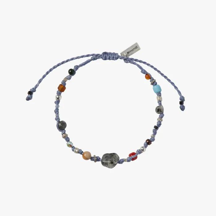 MIXED BEADS MACRAME BRACELET_BLUE