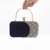 Borse da Sera da Donna Moda Svuotate con Diamanti Catena a Spalla Borse a Mano Matrimonio Sposa Portamonete Femminile Portapenne Paillettes