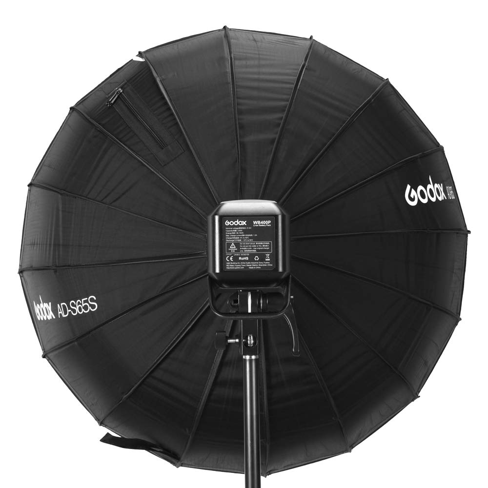 Godox Portable Softbox Godox Mount for AD400ProAD300Pro Flash Monolight AD-S65S 25.6inch/65cm