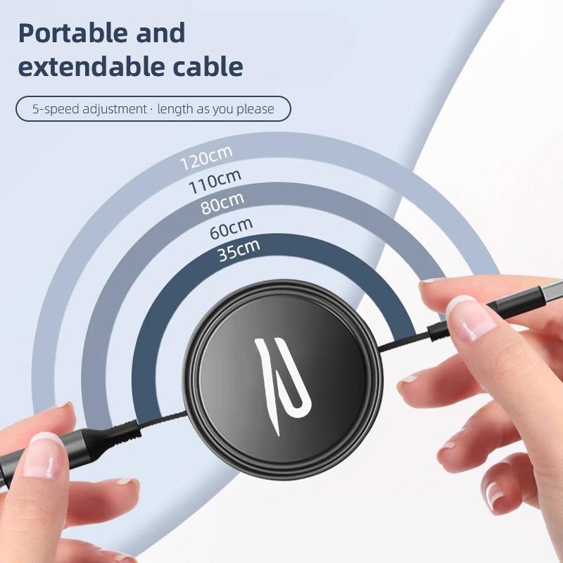 Lijk1 100W Fast Charging 3-in-1 Data Cable Car USB Charger Accessories For VW Atlas Jetta Touareg Variant Golf Polo GTI Taos Nivus