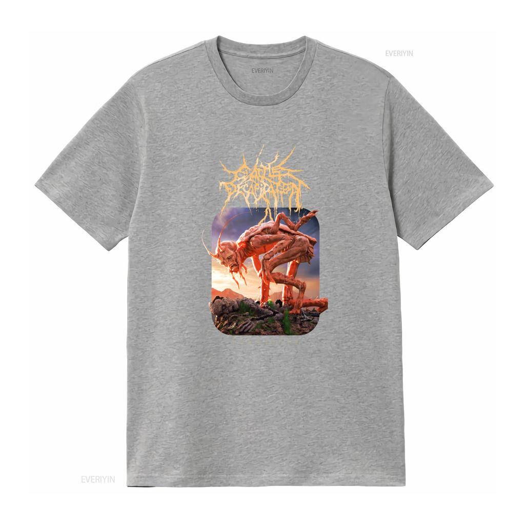 Cattle Decapitation Terrasite T-Shirt Offizielles Band Merch Größen S bis XXL Einzigartiges Artwork Perfekt für Metal-Fans vintage Gewaschen