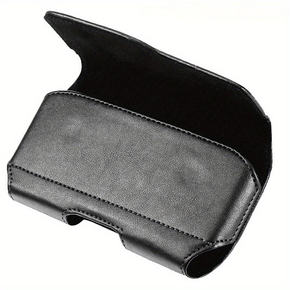 Módní peněženka na telefon, ledvinka na pas, kožená taška, opasek, kožené pouzdro s klipem na opasek a kroužkem, držák na telefon, cestovní pouzdro na turistiku