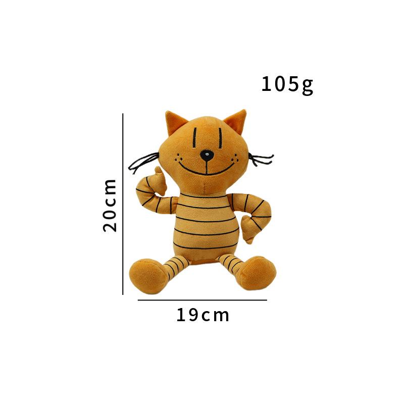 

Нова серія пригод собаки-детектива Плюшеві іграшки Собаки-людини Аніме периферійні ляльки Salute to the Cat