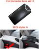 Carbon Fiber Car Center Console Lid Panel Armrest Box Trim Protective Cover Stickers For Mercedes Benz E Class W211 2003-2008