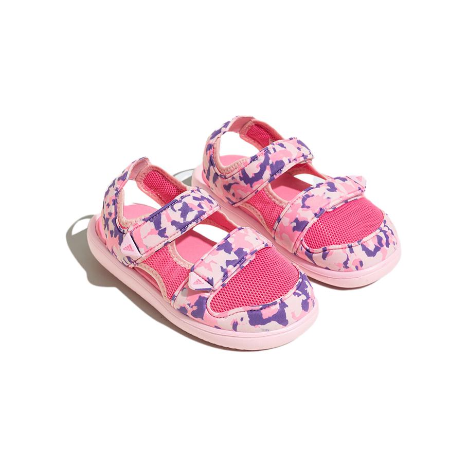 Adidas Water Sandal Durable Breathable Low-Top Walking Shoes Baby Shoes Pink Purple HP6789