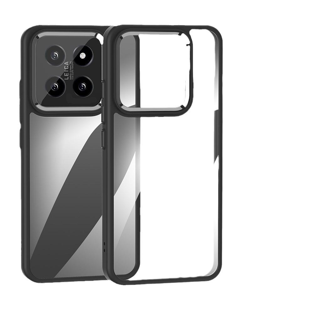 

Подходит для Чехол для телефона Xiaomi 14PRO Golden Shield Magnetic Eagle Eye 14ultra Прозрачный и простой стиль Металлическая накладка для ключа Xiaomi Mi 14