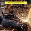 Waterproof Work Shoes Men Labor Shoes Anti-slip Leather Safety Shoes Men Safety Shoes Steel Toe Safety Sneakers for Work