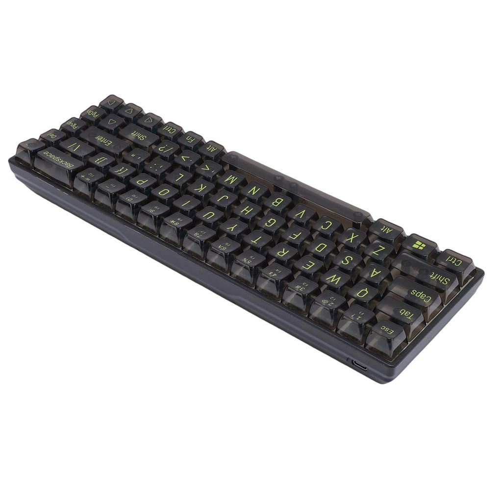 60% Mechanische Gaming-Tastatur 68 Tasten Anti-Ghosting RGB Kabelgebundene Tastatur für PC Laptop mit Blau