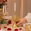 Farmhouse Table Centerpiece Vintage Metal Candle Holder Romantic Candlestick Dinner Centerpiece