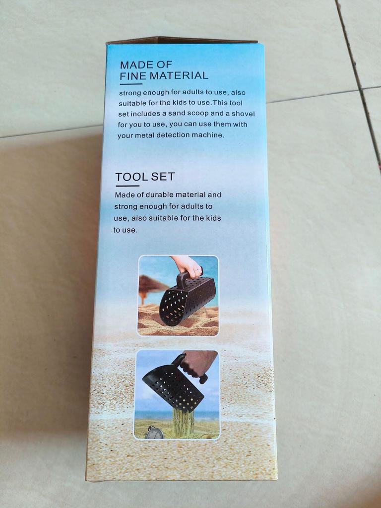 Children's Beach Treasure Hunting Toy Set: Sand Shovel, Timer, Scoop, Metal Detector, ABS Filtering Tools