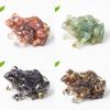 Crystal Resin Frog Aquarium Decor With Cute Design For Office Desk And Gift