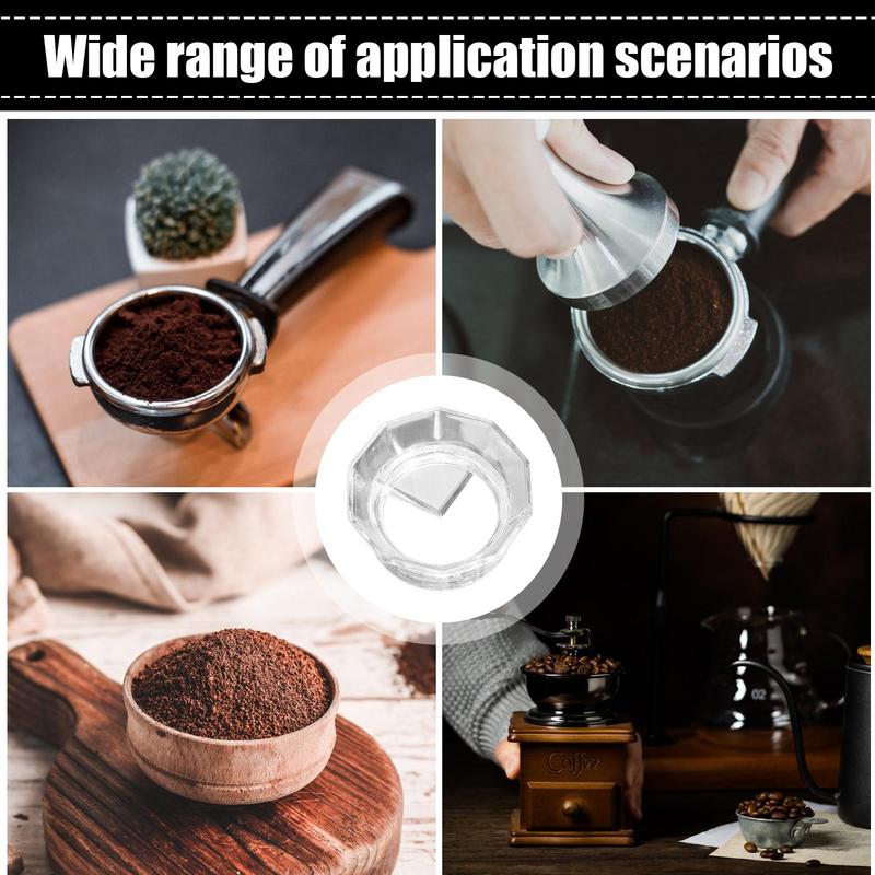 Coffee Pot Powder Ring Pressureless Turn Flat Fast Powder Spreader Without Spreading Powder Coffee Accessories Coffee Tool