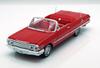Willie Chevrolet Impala Convertible 1963 Scale Diecast Model Car (Red) 1/24