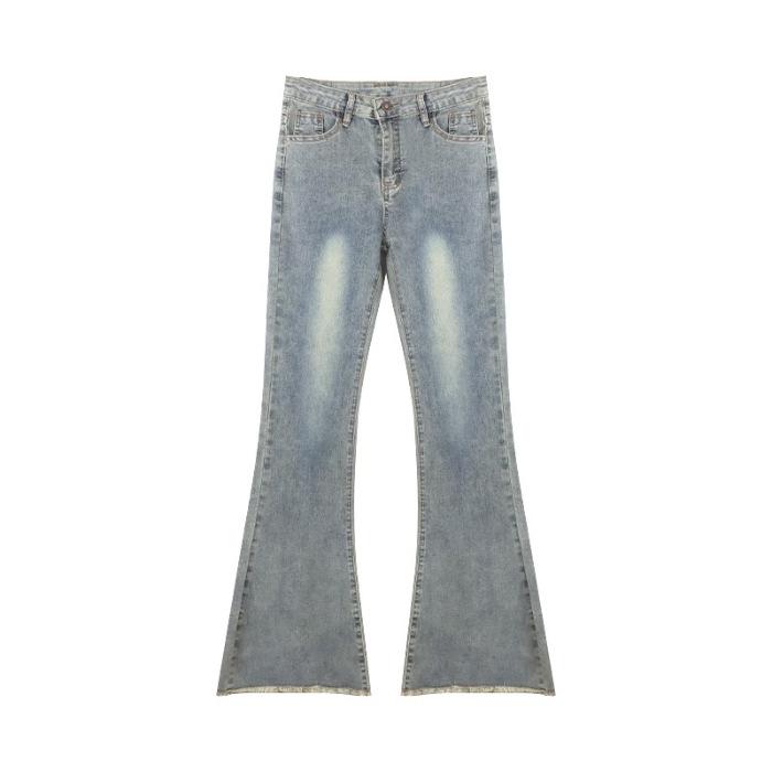 

Spicy Girl Женские летние облегающие джинсы клеш - Микро клеш прямой крой брюки-швабра Extra Large