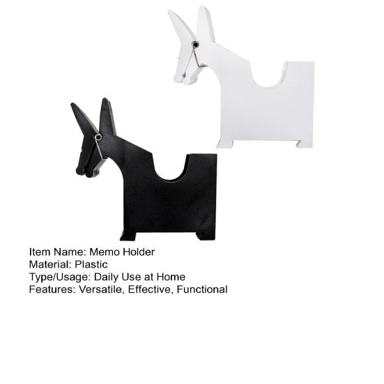 Desktop Memo Holder Sticker Note Holder Dispenser Pen Pencil Organizer Business Paper Container Funny Desk Decor