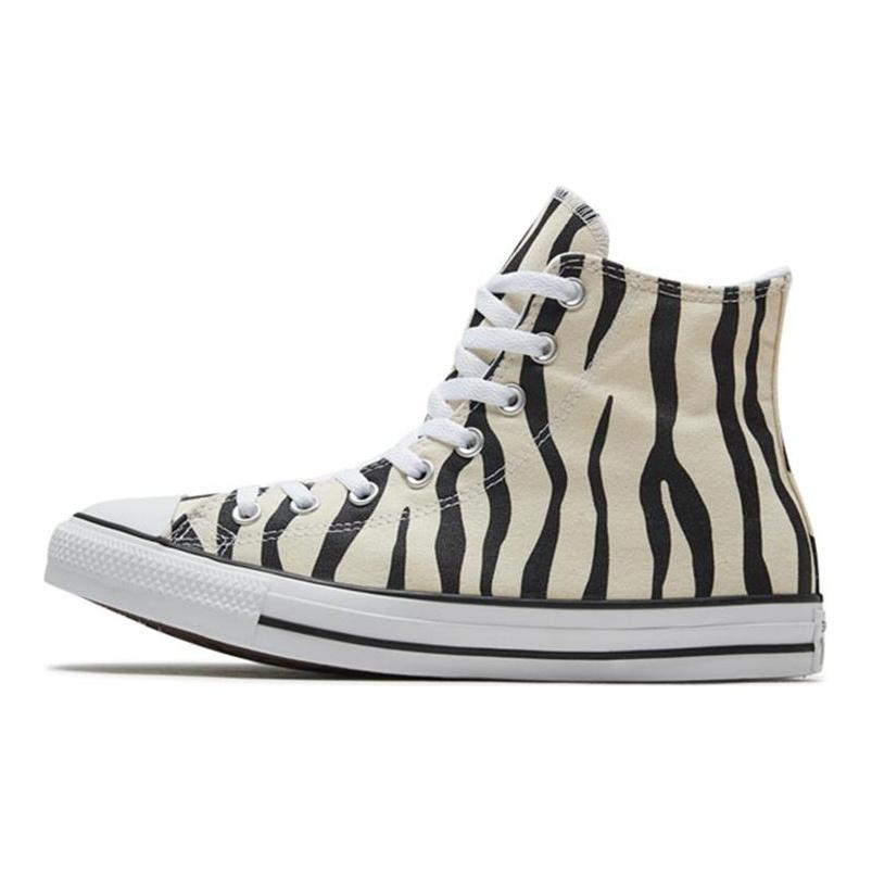 Converse Archive Print Chuck Taylor All Star High Top In Black/Greige 166258C