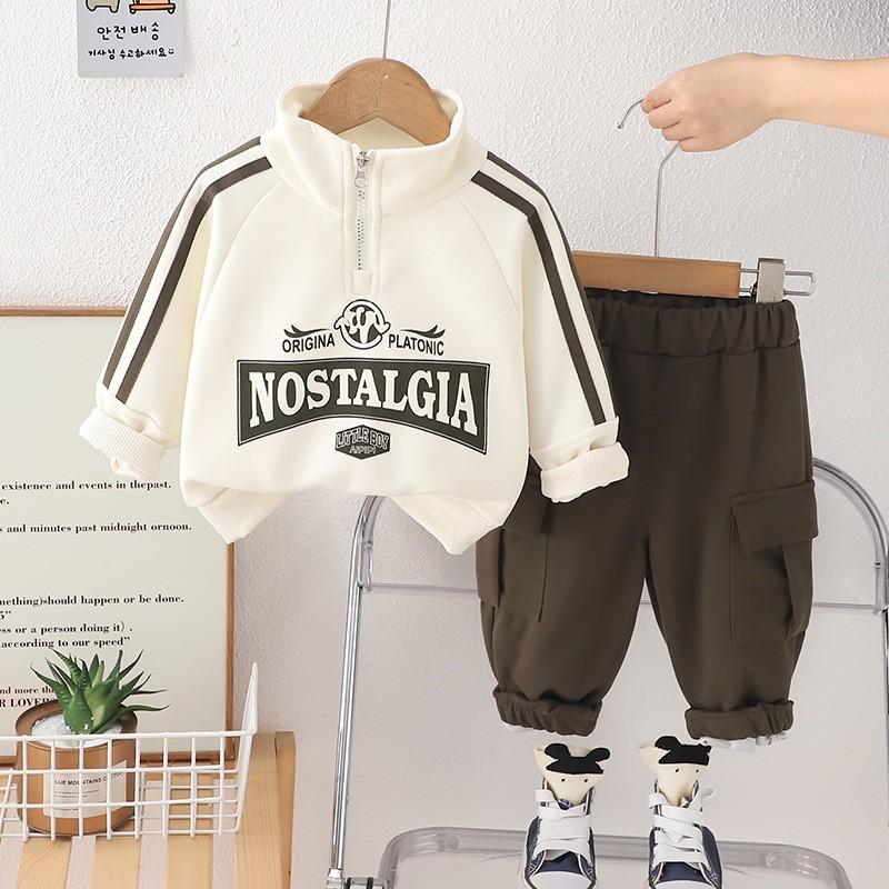 Kid's 2 Piece Printed Suit Short Sleeve Button Up Top Wide Leg Pants Suit Set Pajamas Home Casual Suit