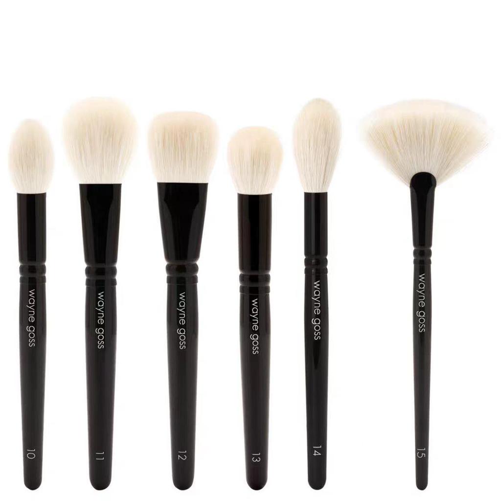 Same Style Goat Hair Makeup Brushes for Blush, Highlighter, Contour, and Eyeshadow (10/16/18-Piece Set)