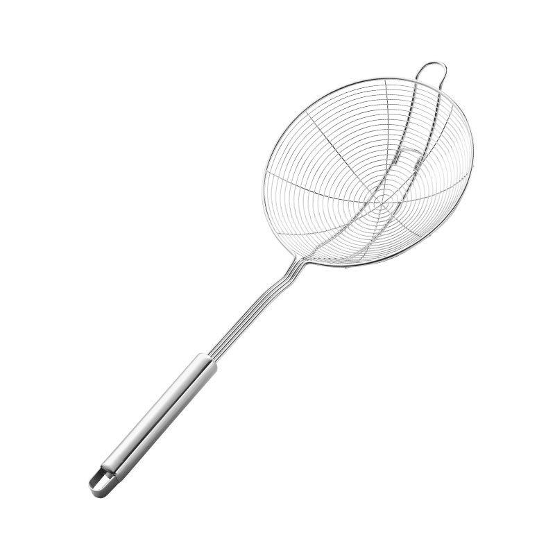 Extra Large Stainless Steel Mesh Skimmer for Dumplings and Hot Pot