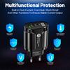 58W Multi-Plug Fast Charger with Dual USB & Type-C PD Ports