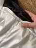 Spring 2026 Women's Slim French Bow Satin Bandeau Chiffon Shirt