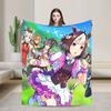 Umamusume Pretty Derby Anime Blankets Lovely Flannel Funny Breathable Throw Blanket for Home  Winter