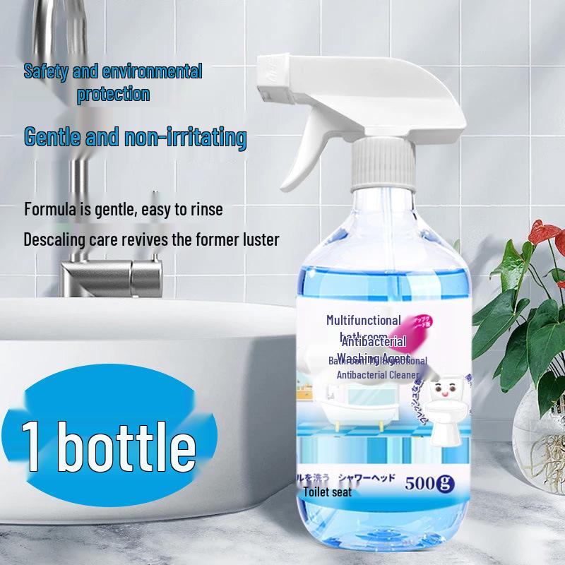 

Bathroom Cleaner: Glass, Tile, and Toilet Descaler - Powerful Stain Remover