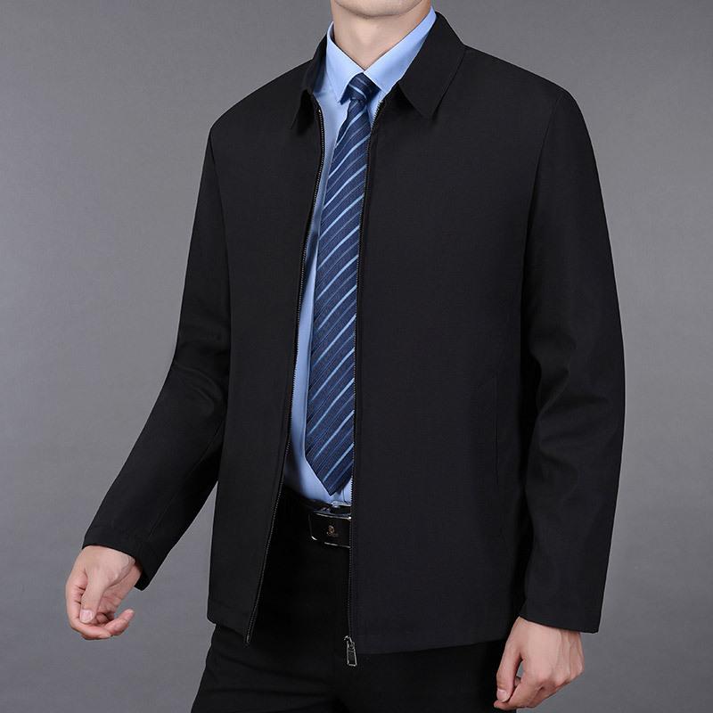 Herren Fleecegefütterte Executive Jacke - Frühling & Herbst Oberbekleidung