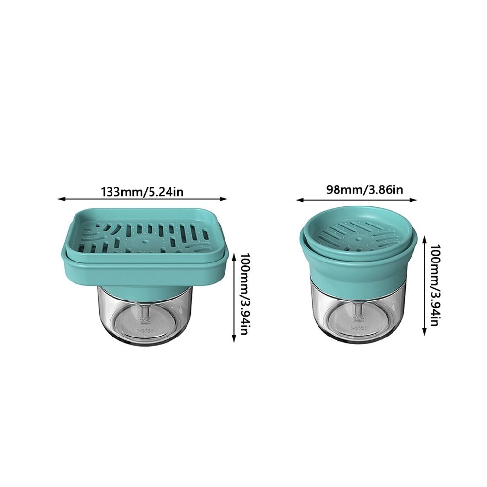 280ML Scrubbing Liquid Detergent Dispenser Pump Design Press Type Soap Box Kitchen Tool