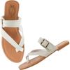 Shoetopia Stylish Side Buckle Detailed Green Flats For Women & Girls /Eu38