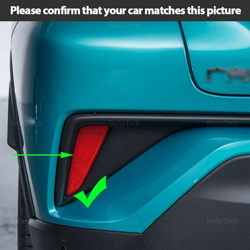 Car LED DRL Reflector Lamp Rear Fog Rear Bumper Brake Light For Toyota C-HR CHR 2016-