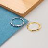Minimalist Fashion Adjustable Open Index Ring Unique Personalized Simple Versatile Jewelry For Women And Men
