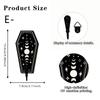 Wooden Hook Dark Lunar Phase Skull Wall Hanging Key Hook Retro Witch-style Wall Decoration Hanger
