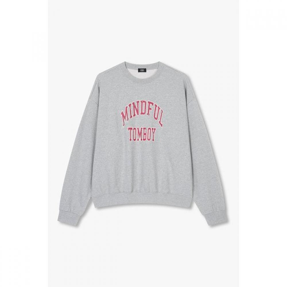 

Studio Tomboy Mindful Print Sweatshirt 91m6122121 MELANGE GRAY/L