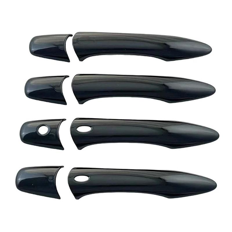 Car Decoration Door Handle Cover For Infiniti QX50 QX56 QX60 QX70 2008-2024 Carbon Fiber Glossy Black Cars Accessories