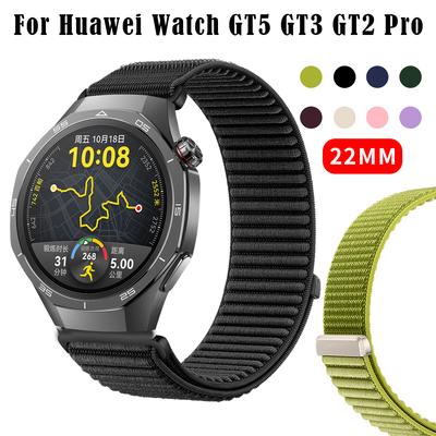 22mm Loop Nylon Strap for Huawei Watch GT5 4 GT5 GT4 GT3 GT2 Pro 46mm Strap For HUAWEI WATCH Ultimate Bracelet Watchband