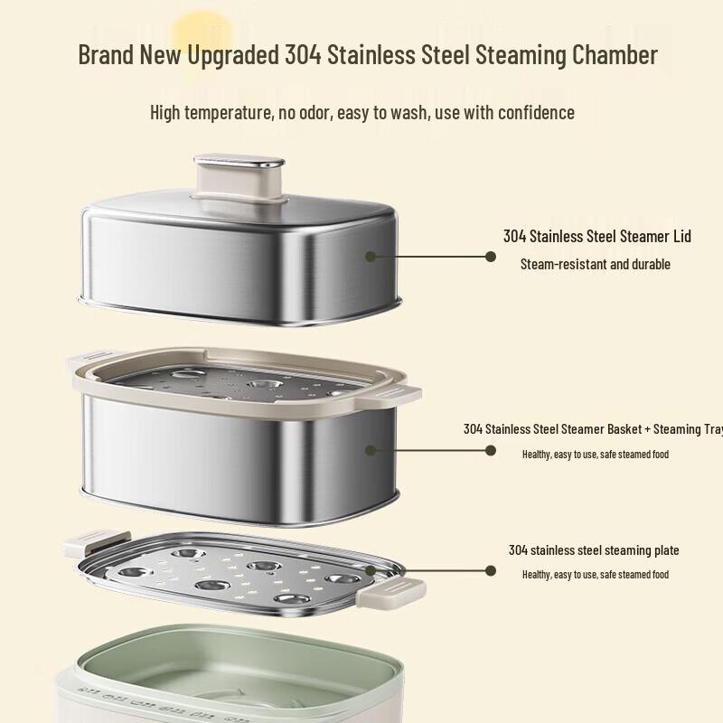 Bear Automatic Multi-functional Egg Cooker & Steamer CN plug (adapter included)