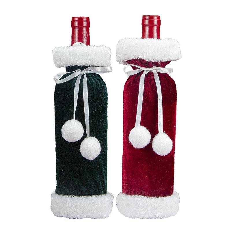 Wine Christmas Bag, Wine Bottle Gift Bag, Reusable Wine Bottle Covers For Xmas Christmas Wedding Birthday Holiday Party Decor