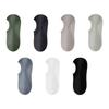 Men's Summer Thin Pure Cotton Invisible Antibacterial Boneless Anti Slip and Non Dropping Heel Socks