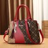 Vintage Large Capacity Fashionable Women's Tote Bag Leather Square Single Shoulder Handbag 2Piece Set Handbag Crossbody Bag