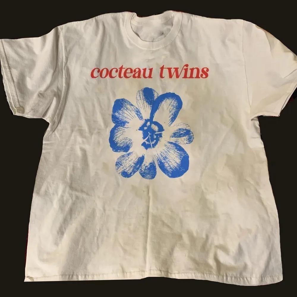 Unisex Short Sleeve Crew Neck Cotton T Shirt Cocteau Twins Rock Vintage S
