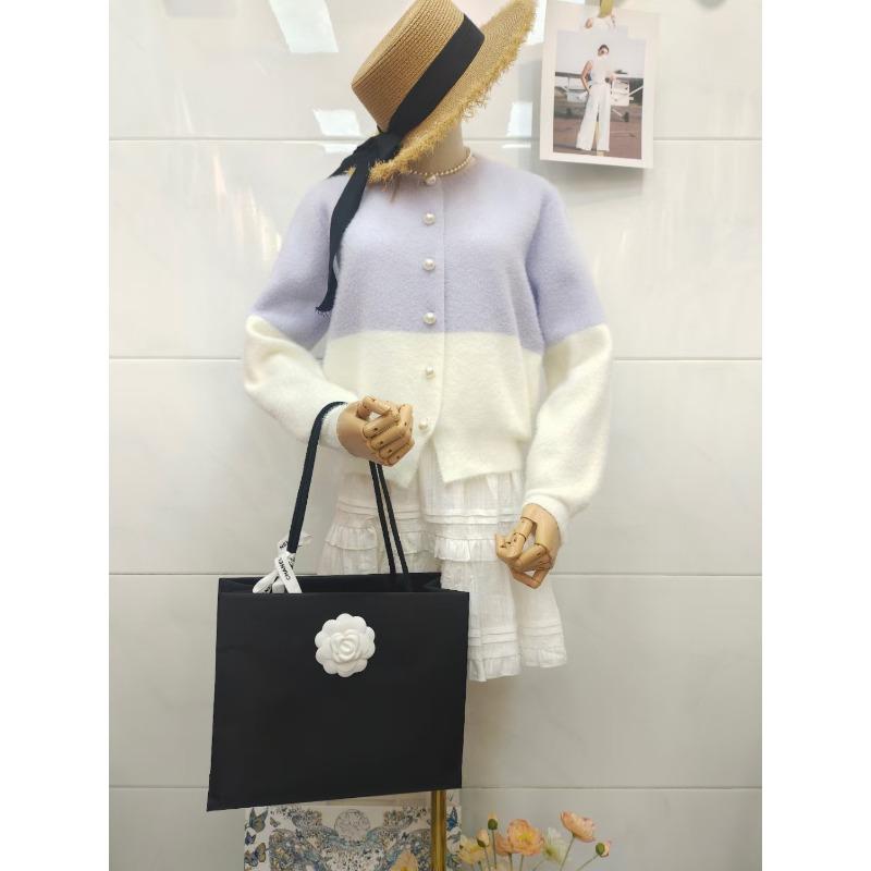 Imitation mink velvet knitted cardigan autumn and winter new soft waxy color matching gentle wind sweet loose sweater jacket women