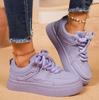 Pink Women's Sneakers 2026 Spring and Autum New Niche Fashion Design Thick-Soled Bread Shoes Students Versatile Casual Sneakers