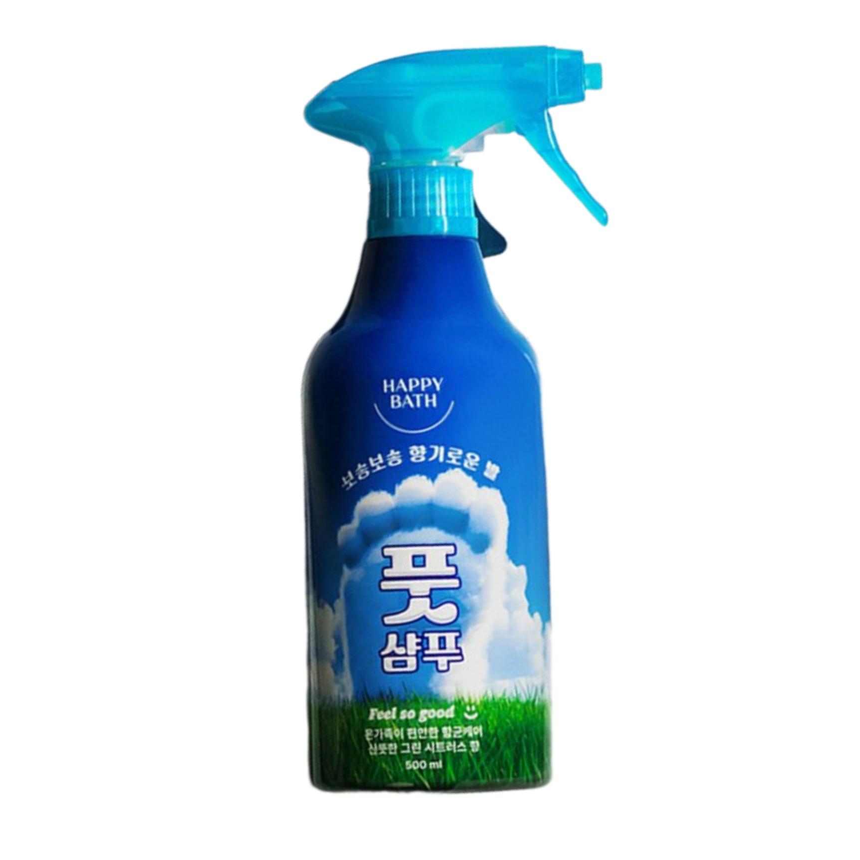 HAPPY BATH Feel So Good Антибактериальный шампунь для ног Зеленый цитрус 500 мл Foot Shampoo  1