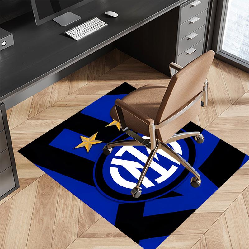 Inter Milan logo1 Printed Absorbent Washable Carpet, Non-Slip Bathroom Mats, Kitchen Rugs, Yoga Mat,Living Room Entrance, Camping Picnic Rugs