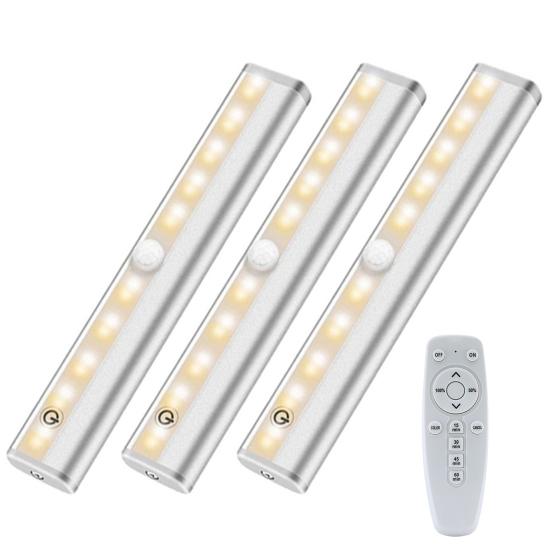 Night Lamp Wireless Remote Control Cabinet Light Ultra-Bright Flicker Free Dimmable Simple Installation Magnetic LED Lamp