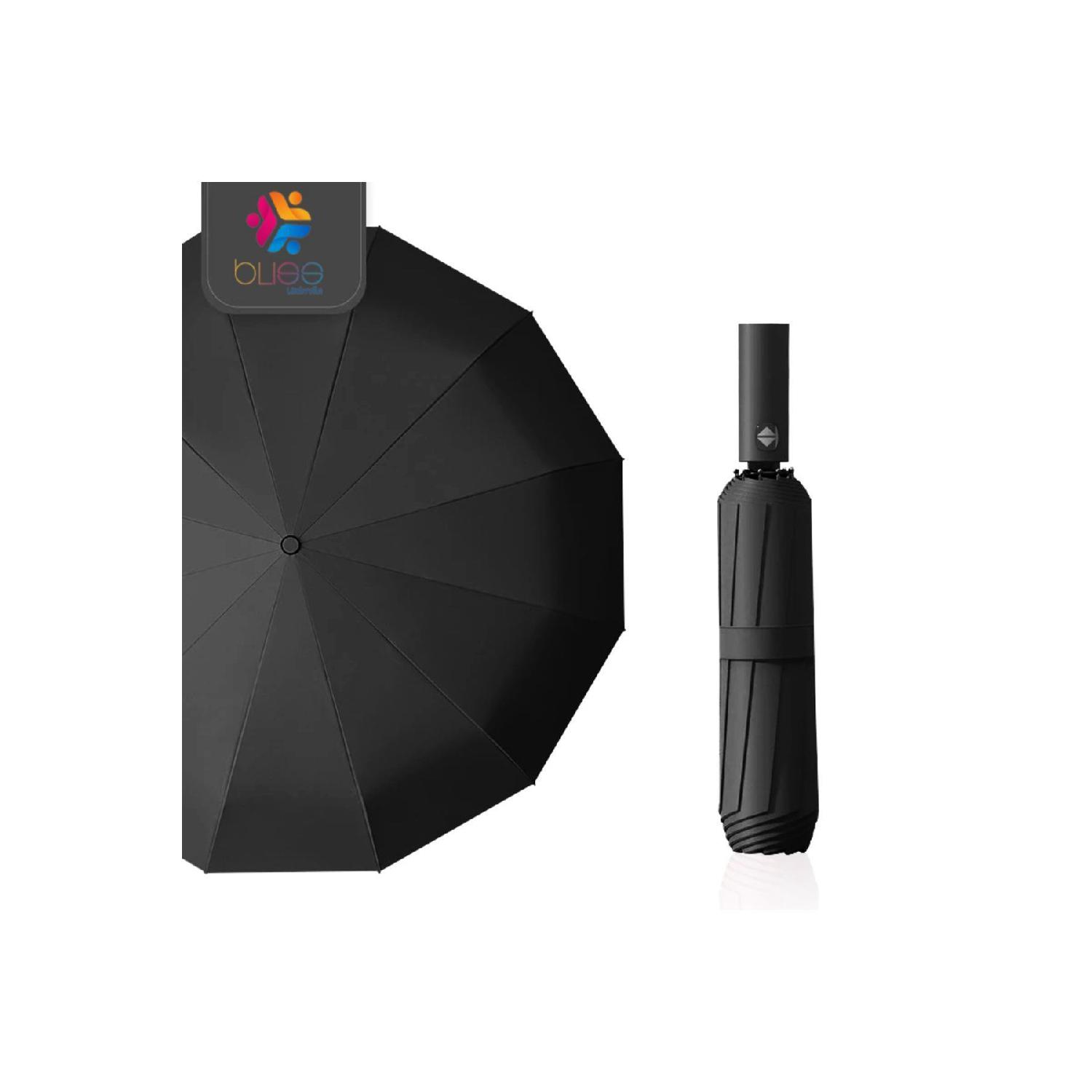 

12 Wire Automatic Umbrella чорний